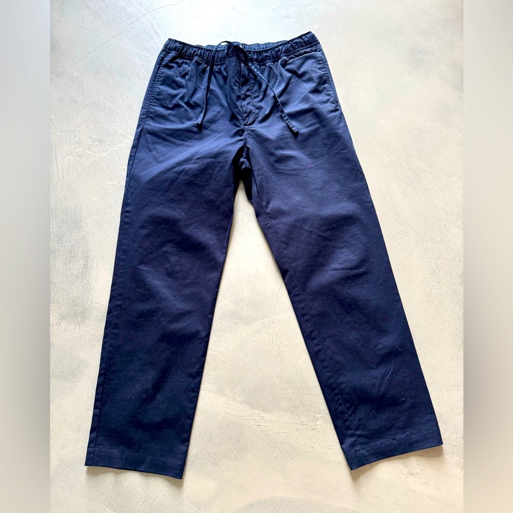 Blue Chinos with Straight Leg and Comfortable Fit